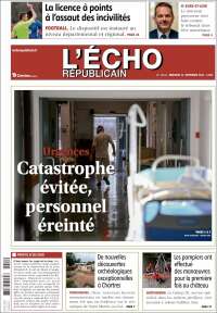 Portada de L'Echo Républicain (Francia)