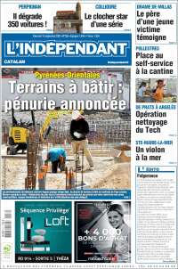 Portada de Le Indépendant (Francia)