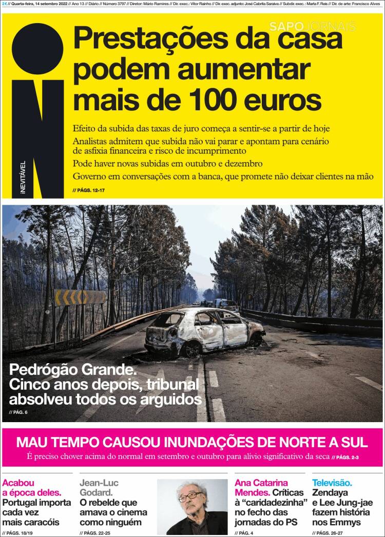 Portada de I - informação (Portugal)