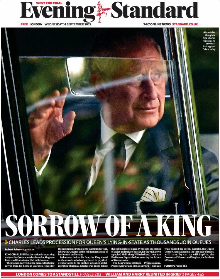 Portada de Evening Standard (United Kingdom)