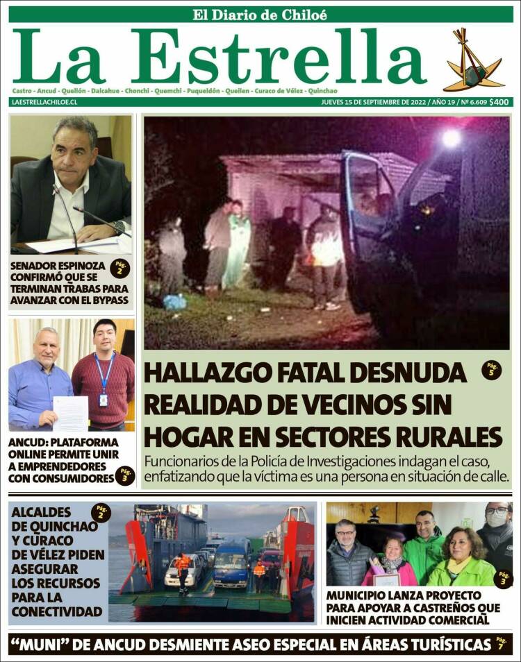 Portada de Estrella de Chiloé (Chile)