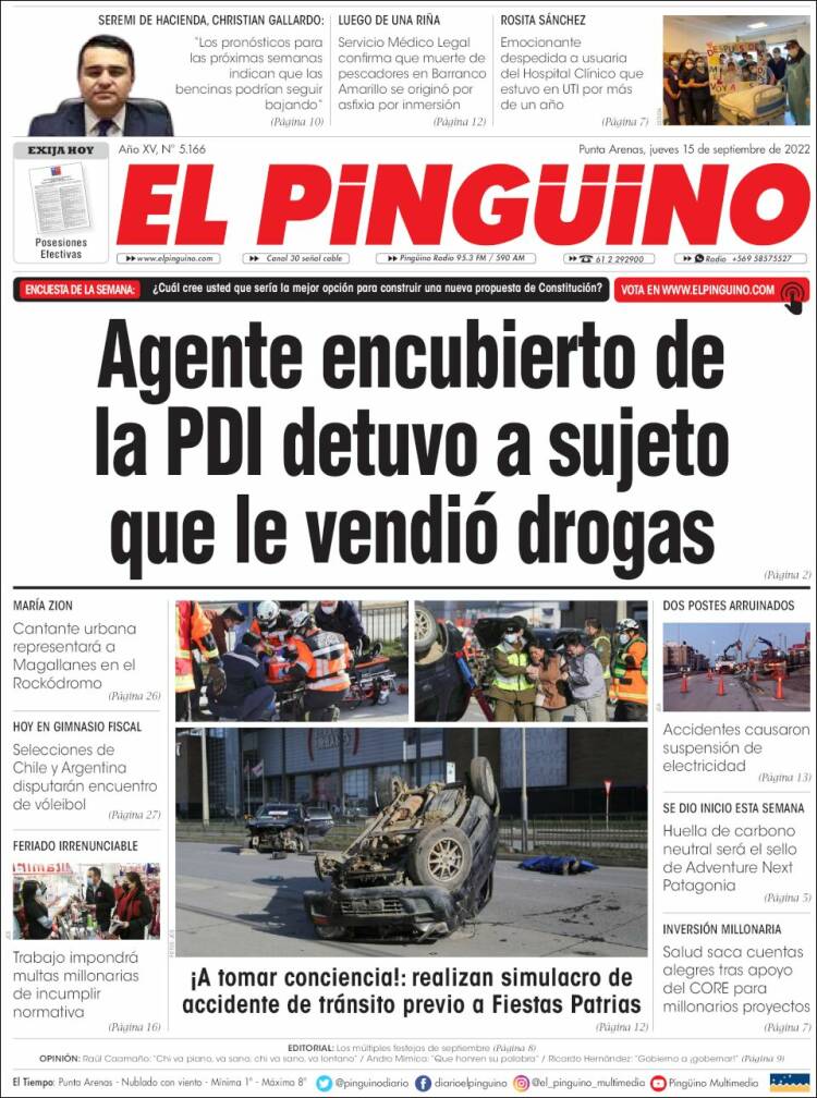 Portada de El Pingüino (Chile)