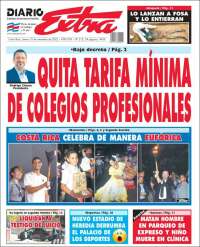 Portada de Diario Extra (Costa Rica)