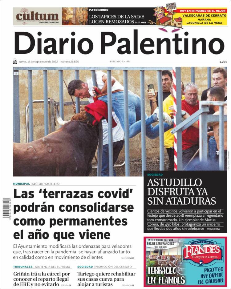 Portada de Diario Palentino (España)