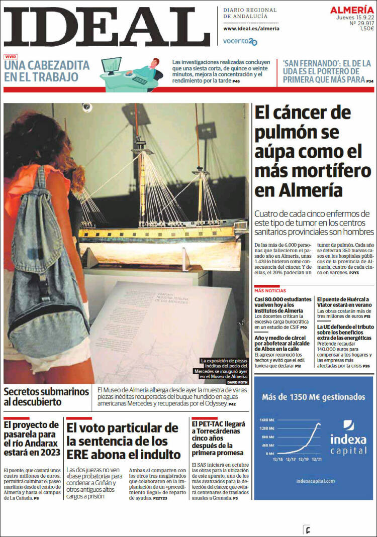 Portada de Ideal Almeria (España)