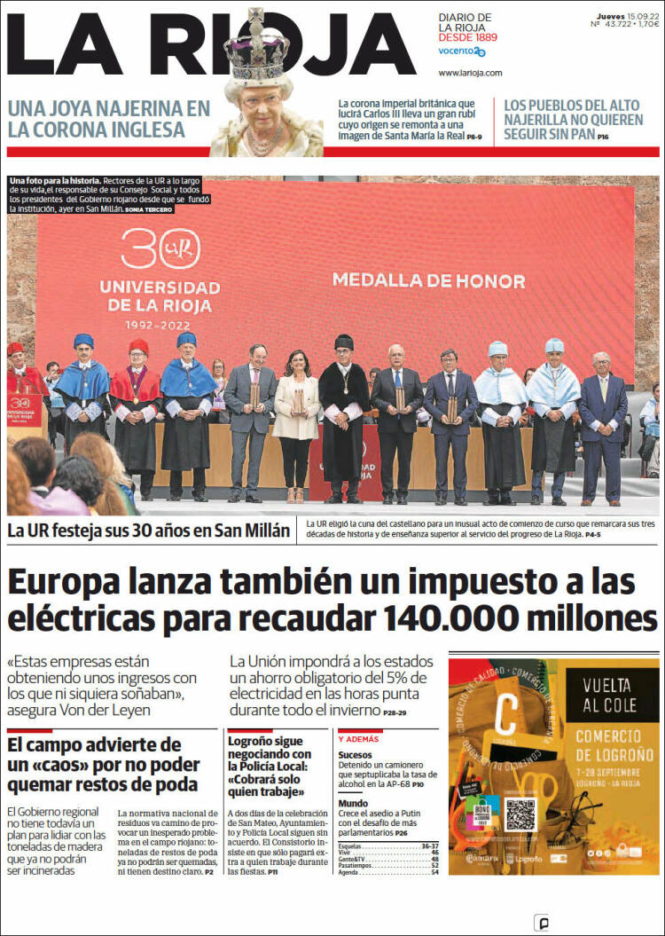 Portada de La Rioja (España)