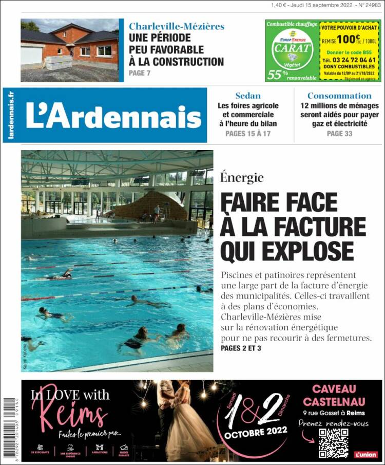 Portada de L'Ardenais (Francia)