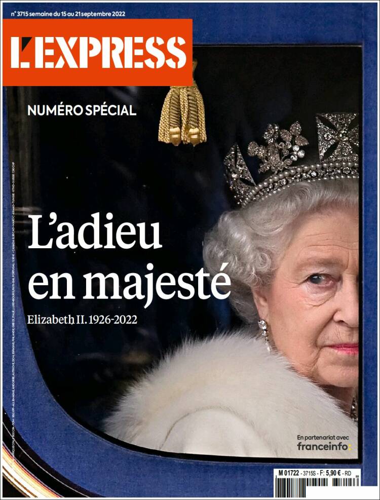 Portada de L'Express (Francia)