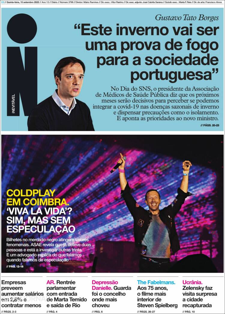 Portada de I - informação (Portugal)