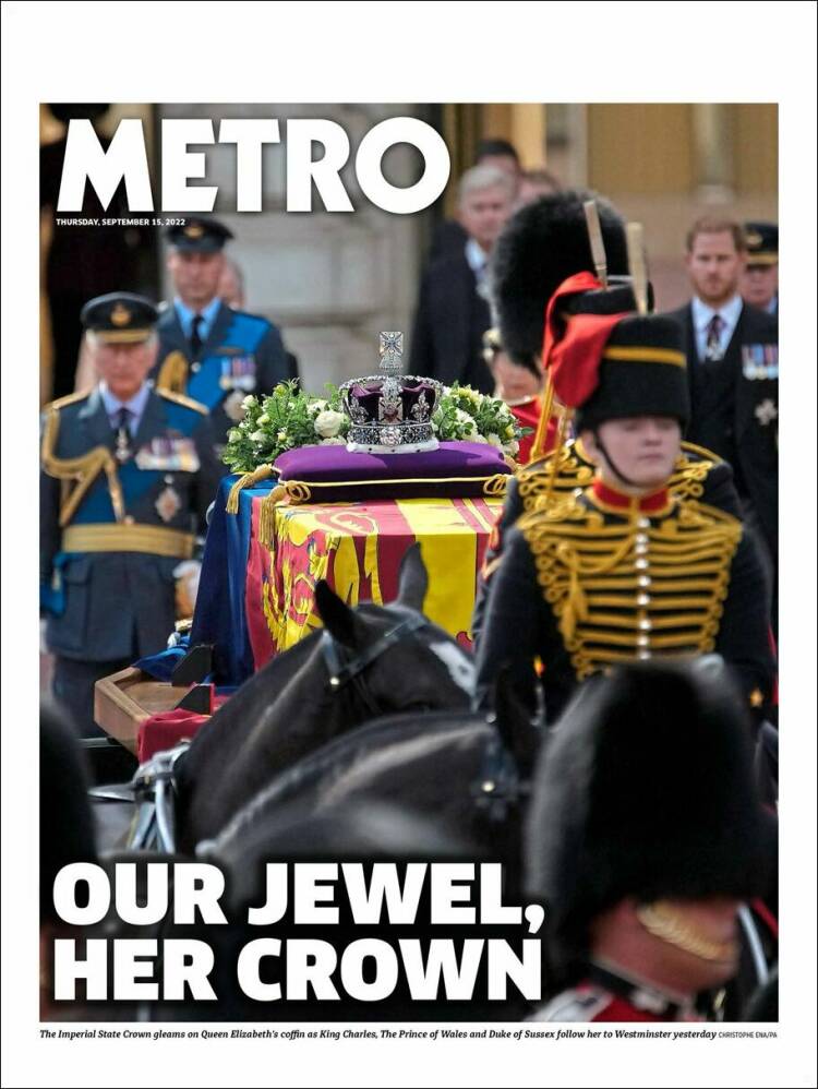Portada de Metro (Reino Unido)