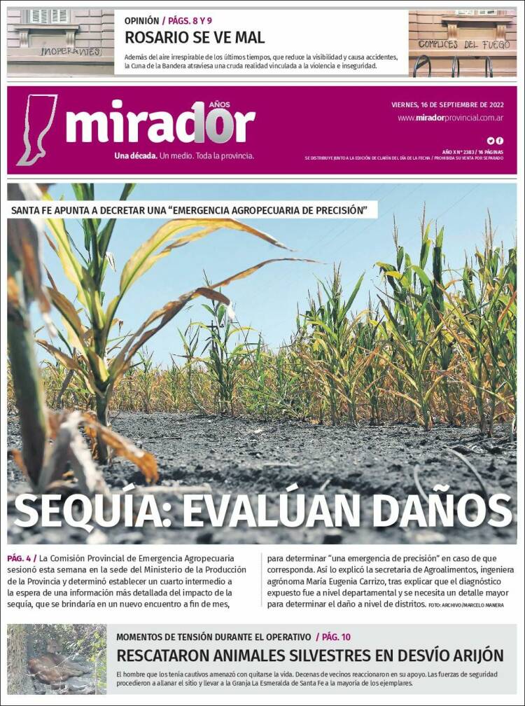 Portada de Mirador Provincial (Argentina)