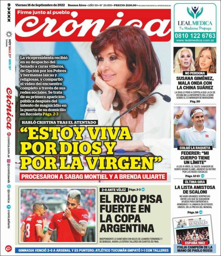 Portada de La Voz del Chaco (Argentina)