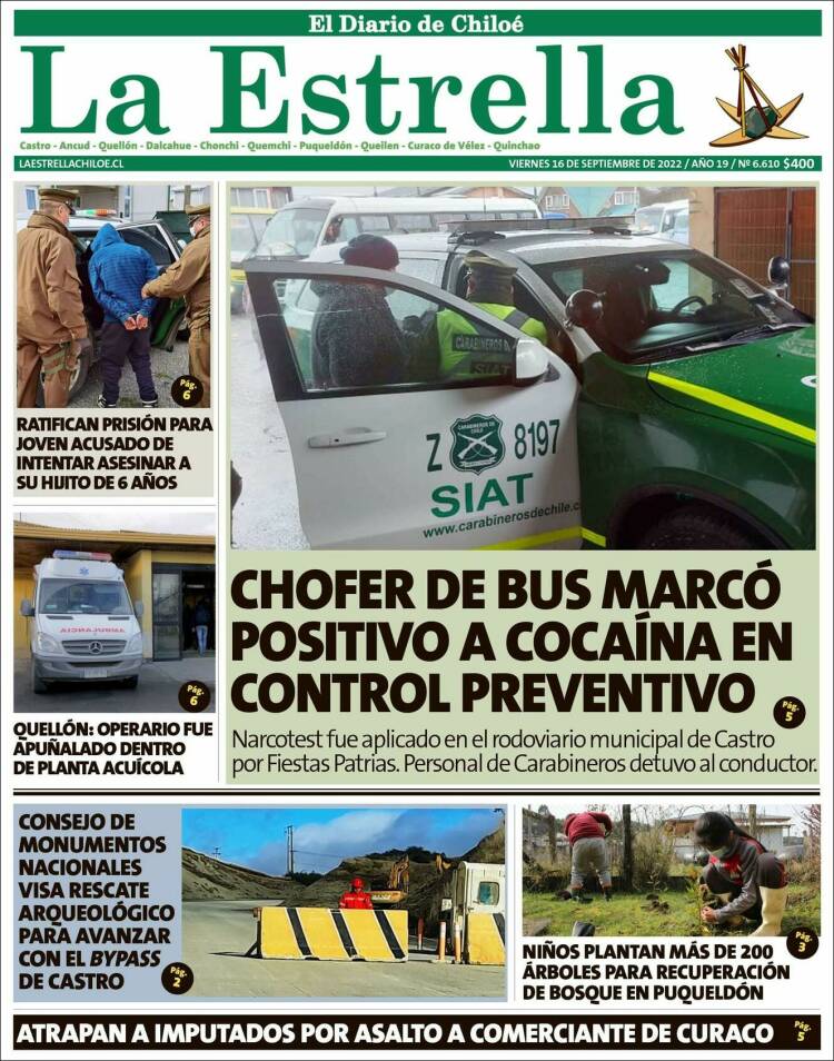 Portada de Estrella de Chiloé (Chile)