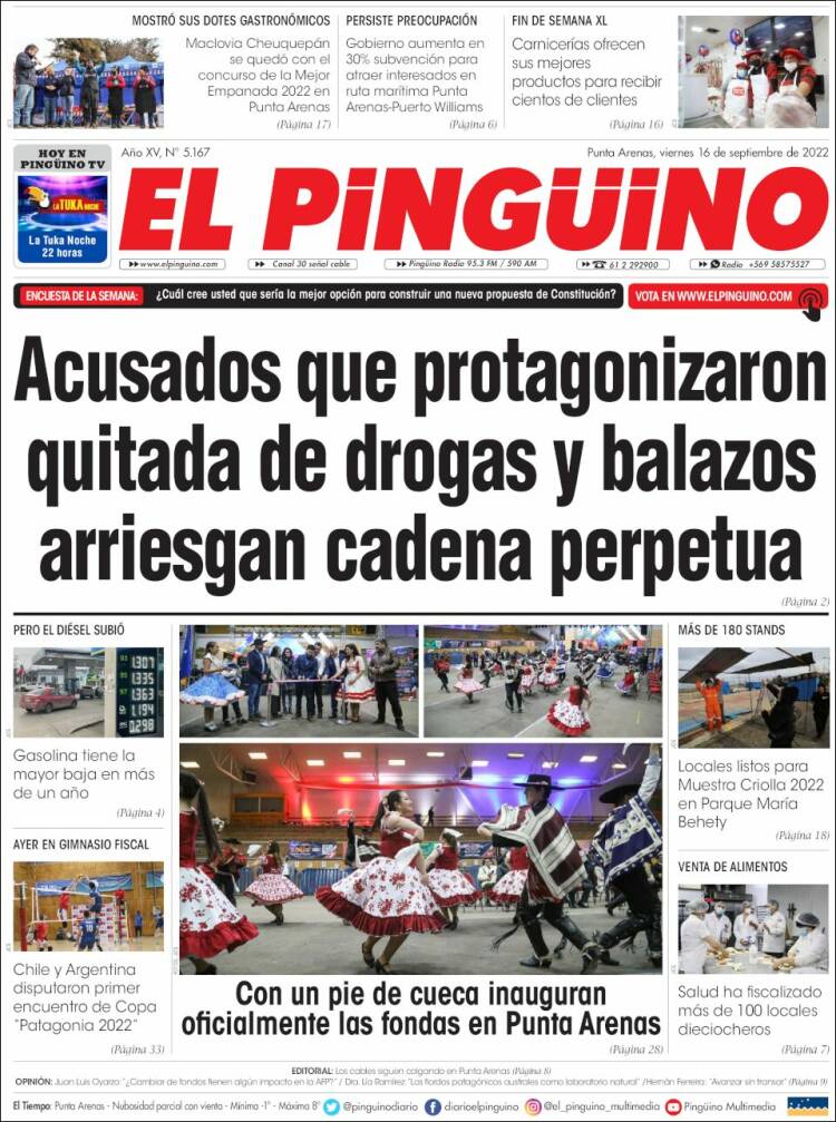 Portada de El Pingüino (Chile)