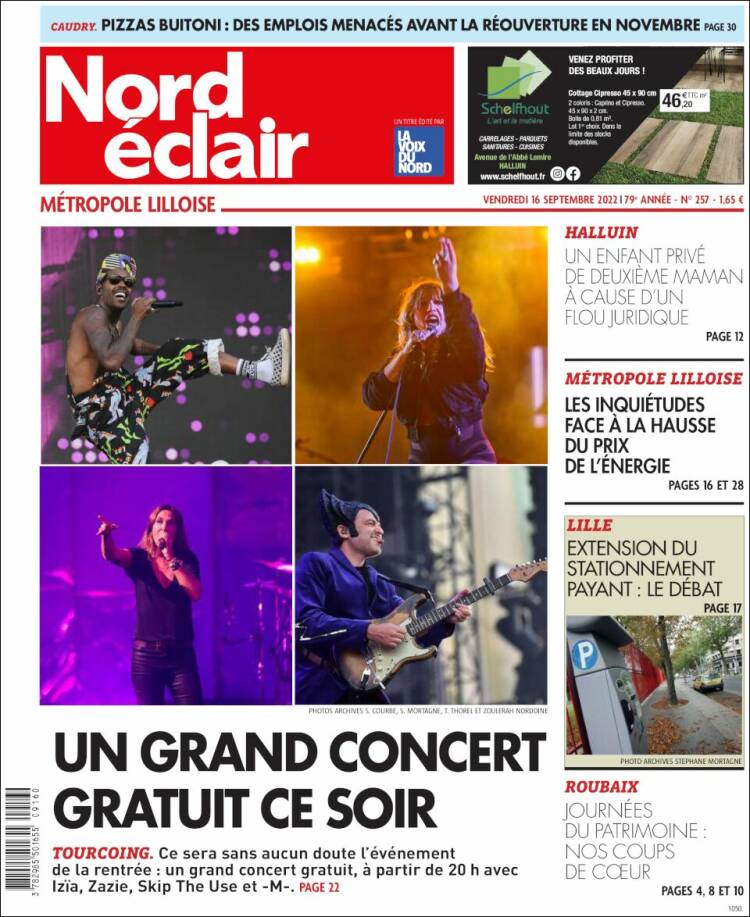 Portada de Nord Éclair (Francia)