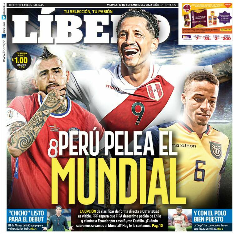 Portada de Líbero (Perú)