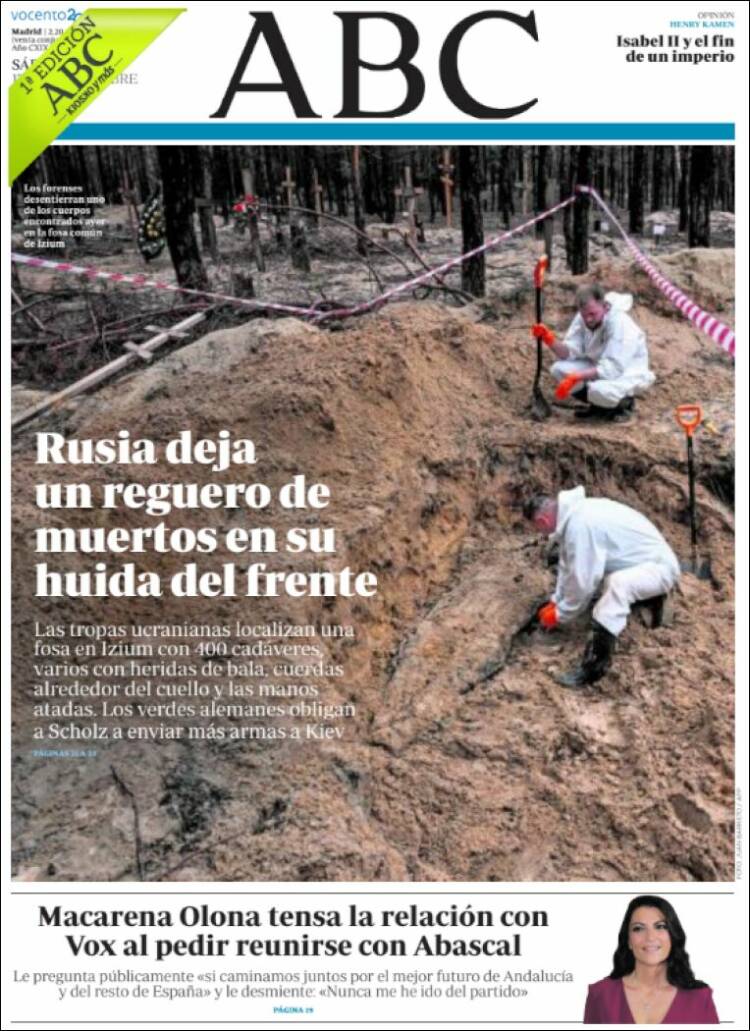 Portada de ABC (España)