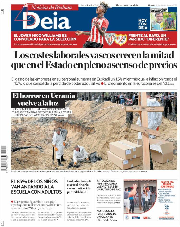 Portada de Deia (España)