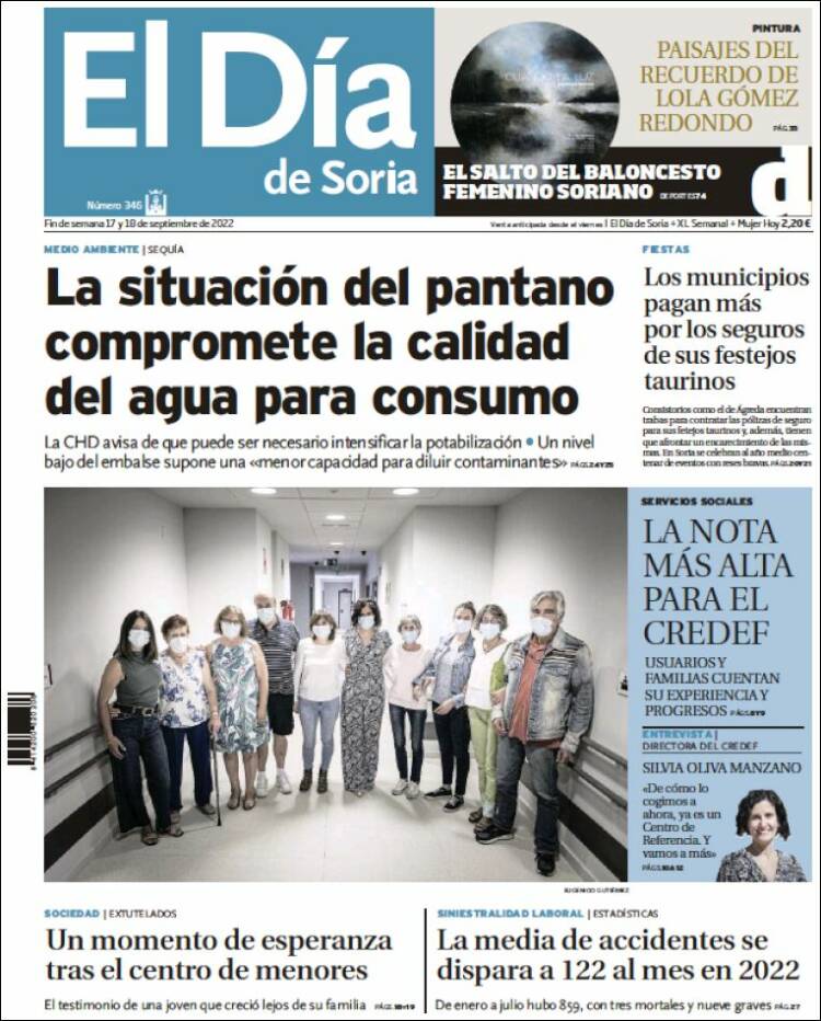 Portada de El Día de Soria (España)