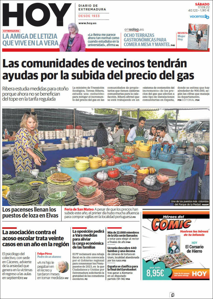 Portada de Hoy - Caceres (España)