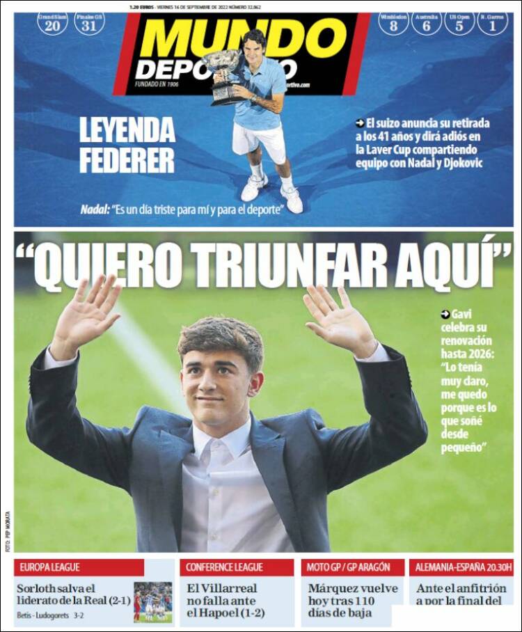 Portada de El Mundo Deportivo (España)
