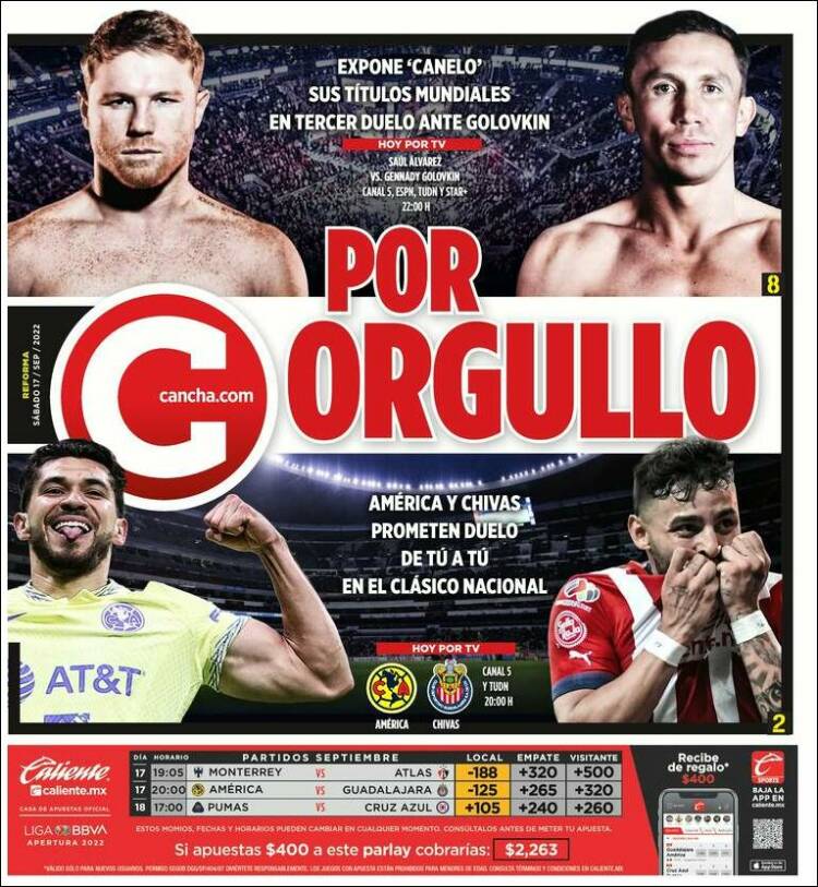Portada de Cancha (M&eacute;xico)