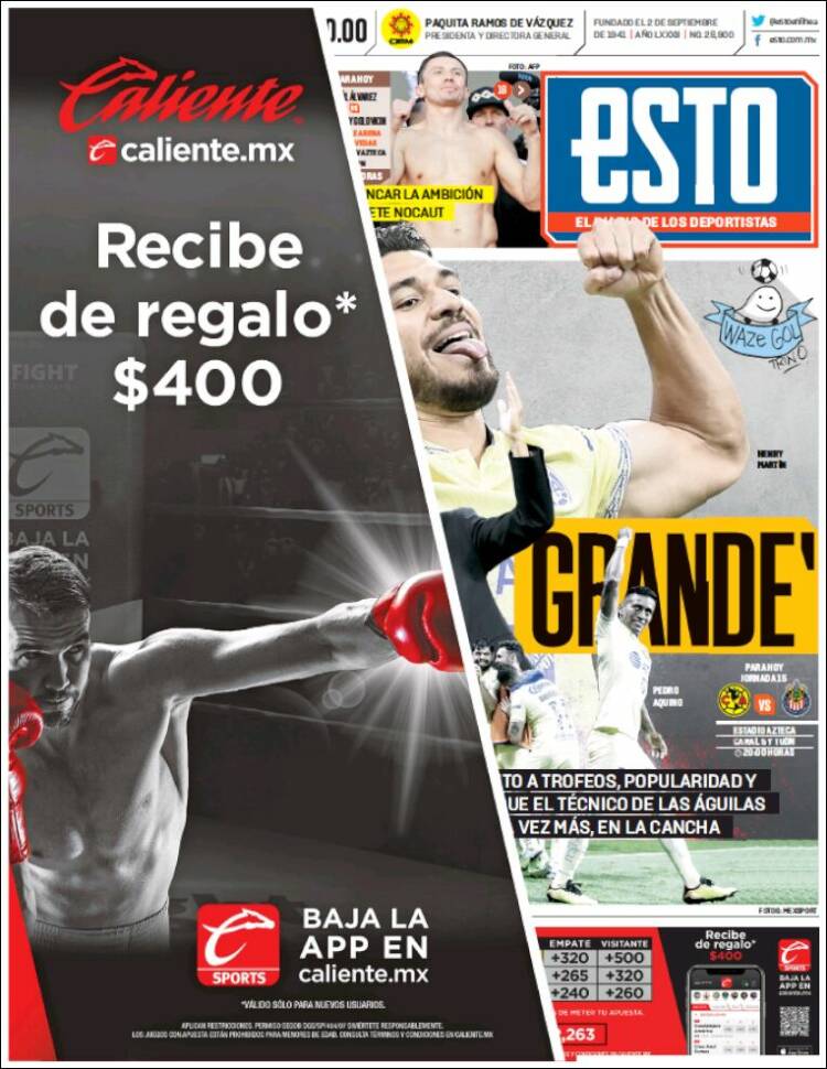Portada de Esto (M&eacute;xico)