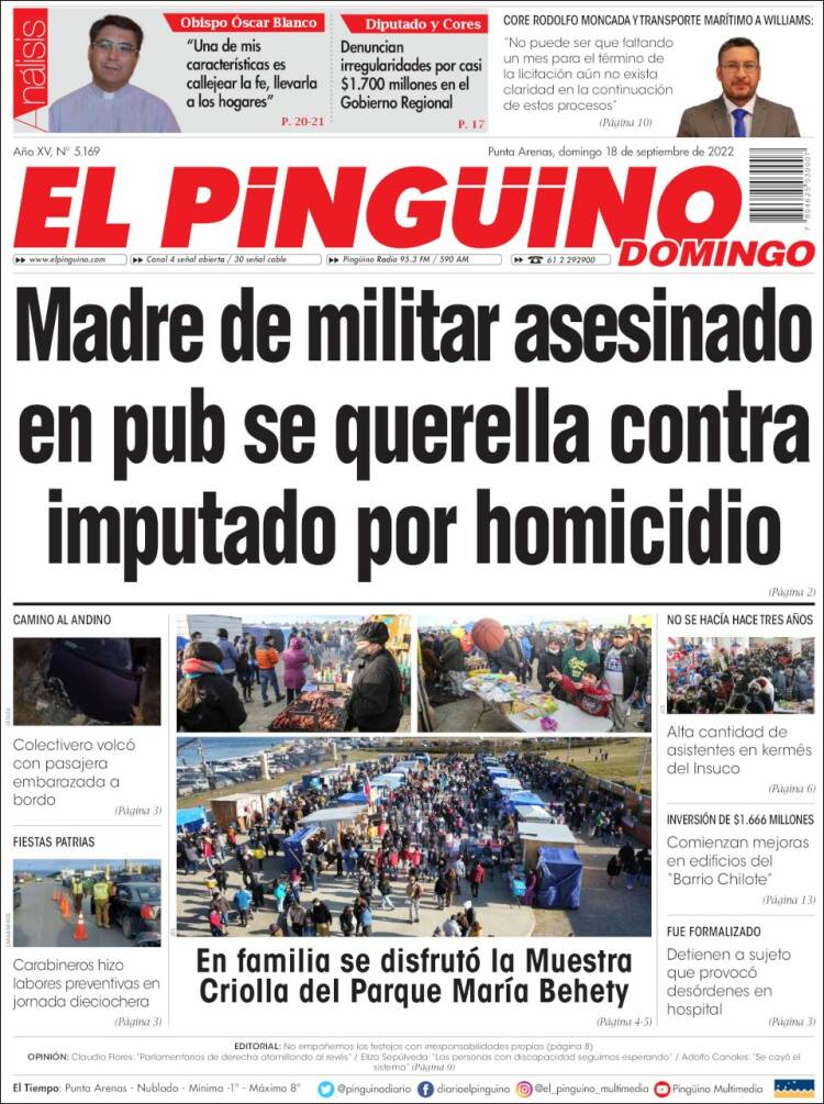 Portada de El Pingüino (Chile)