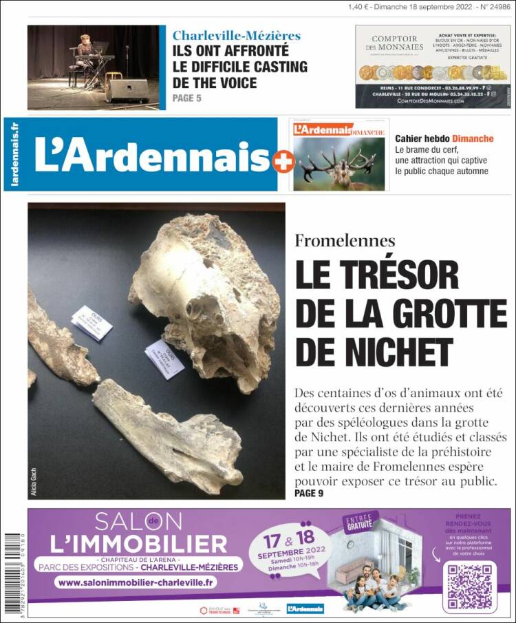 Portada de L'Ardenais (Francia)