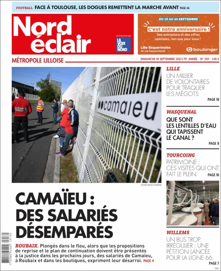 Portada de Nord Éclair (Francia)