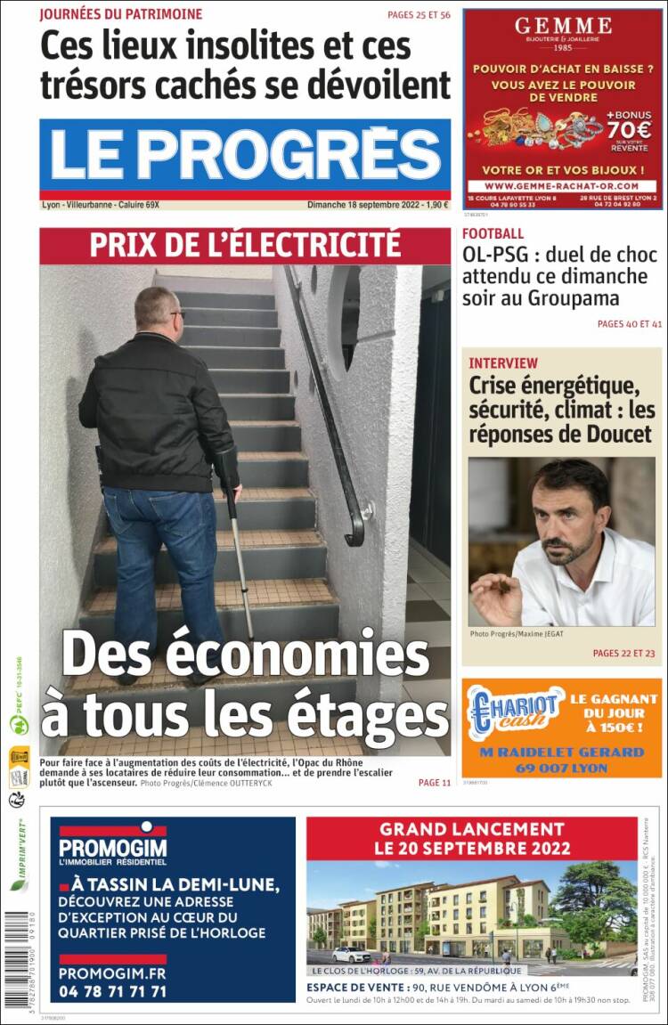 Portada de Progres de Fecamp (Francia)