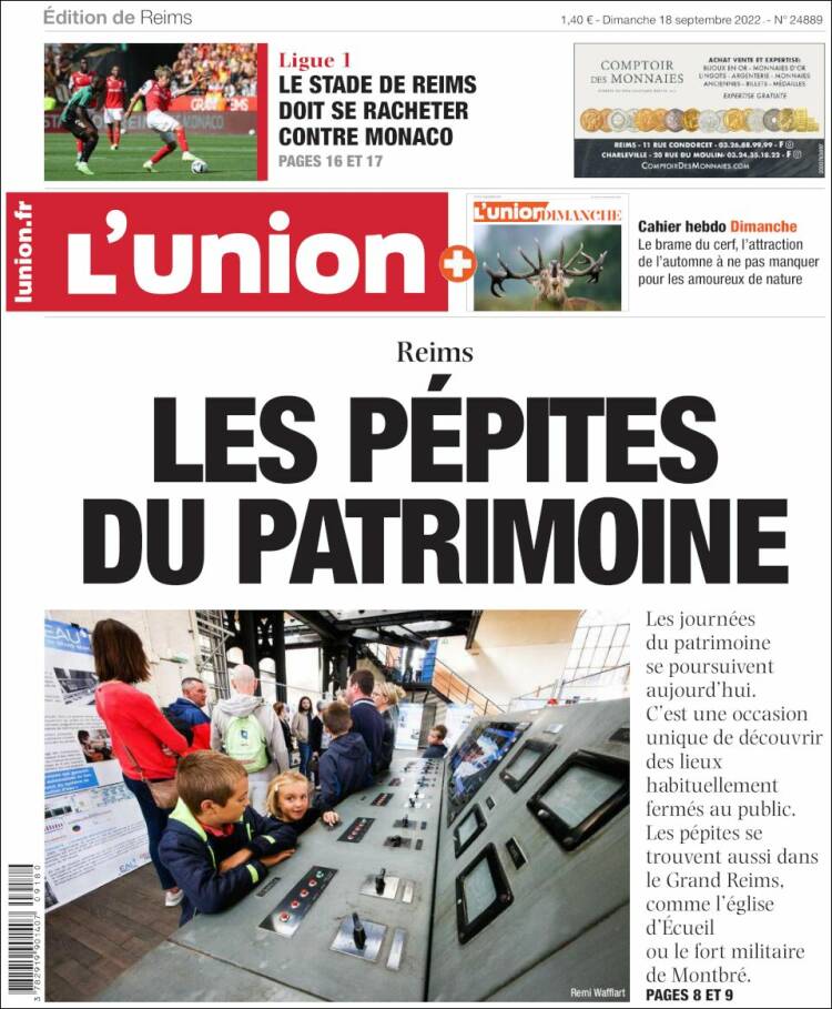 Portada de L'Union (Francia)