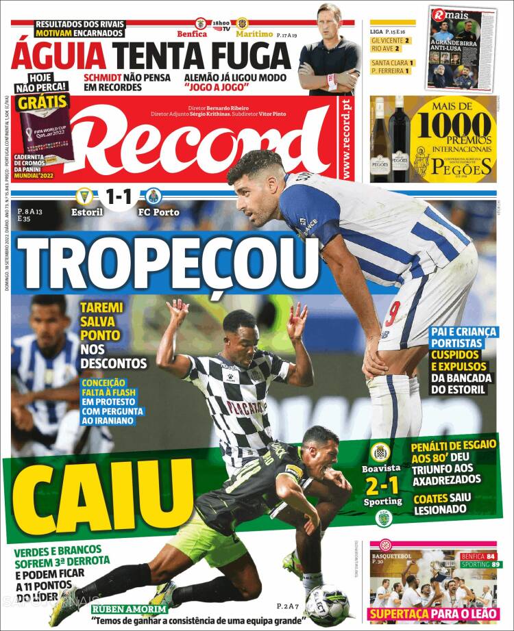 Portada de Record (Portugal)
