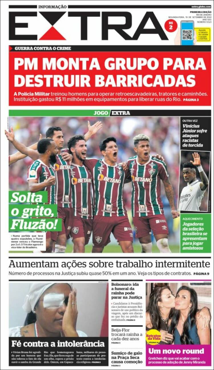 Portada de Extra (Brasil)