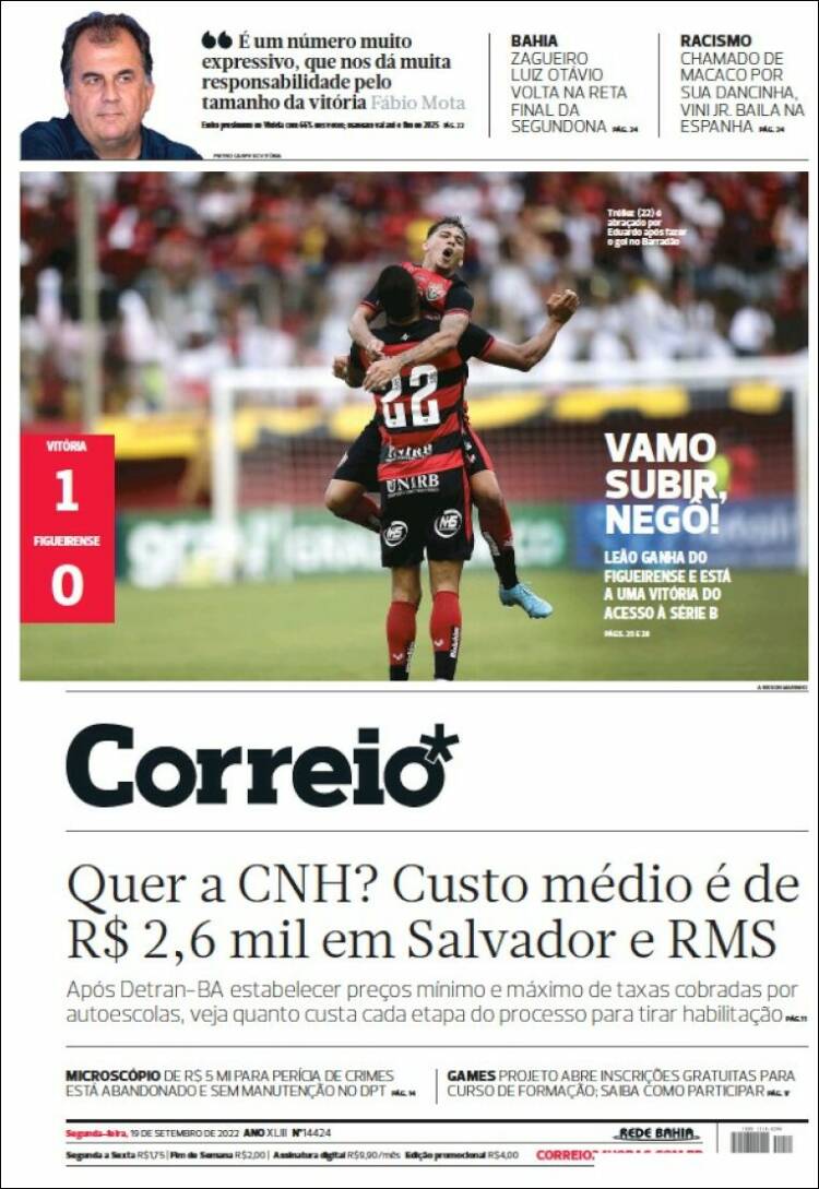 Portada de Correio* (Brasil)