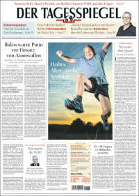 Portada de Der Tagesspiegel (Alemania)