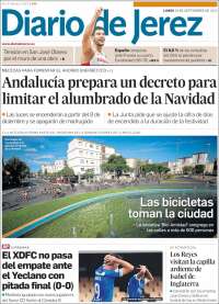Portada de Diario de Jerez (España)