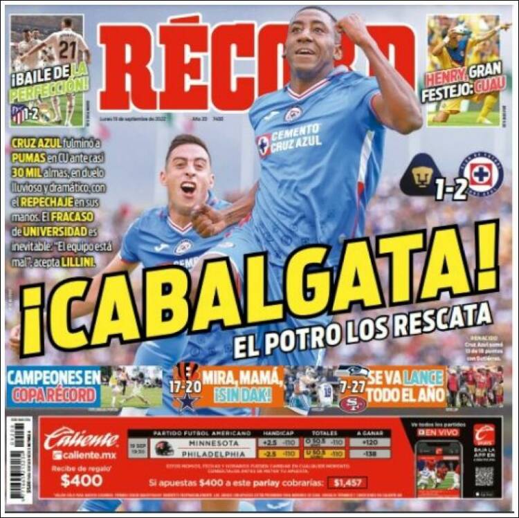 Portada de Record (México)