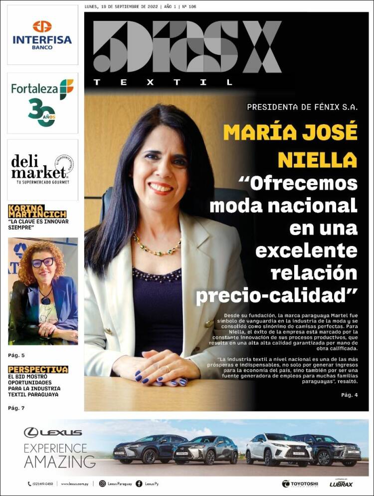 Portada de 5 Días (Paraguay)