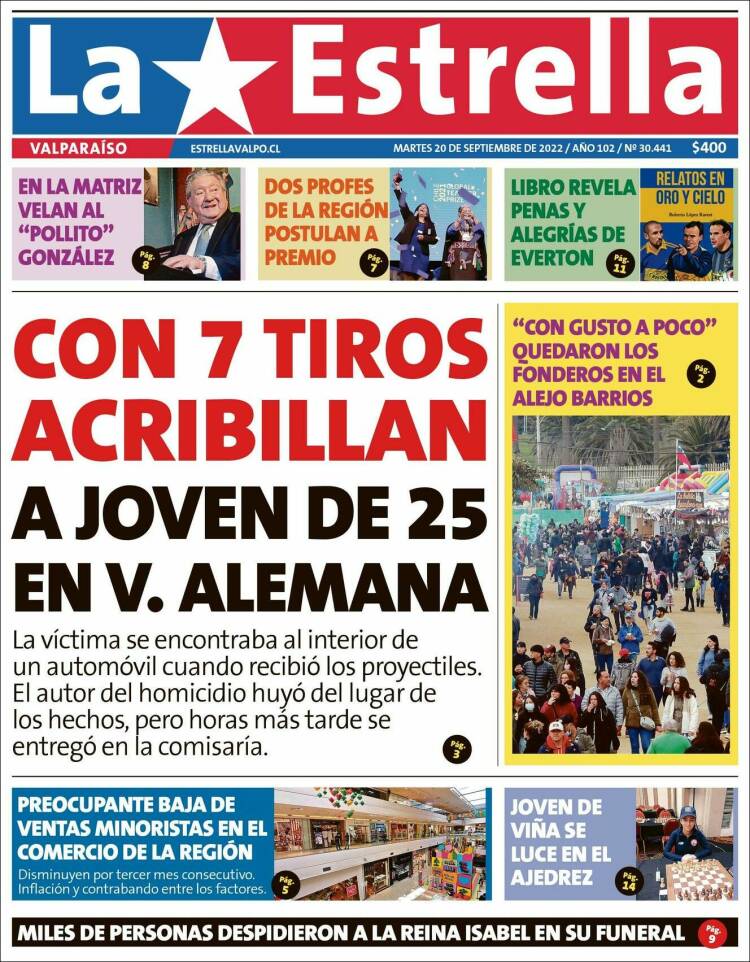 Portada de Estrella de Valparaiso (Chile)