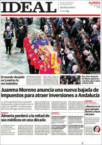 Portada de Ideal Almeria (España)