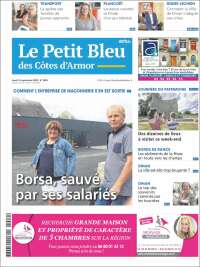 Portada de Le Petit Bleu (Francia)