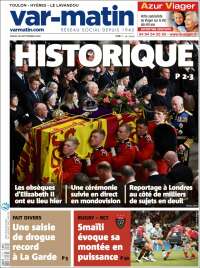Portada de Var-Matin (Francia)