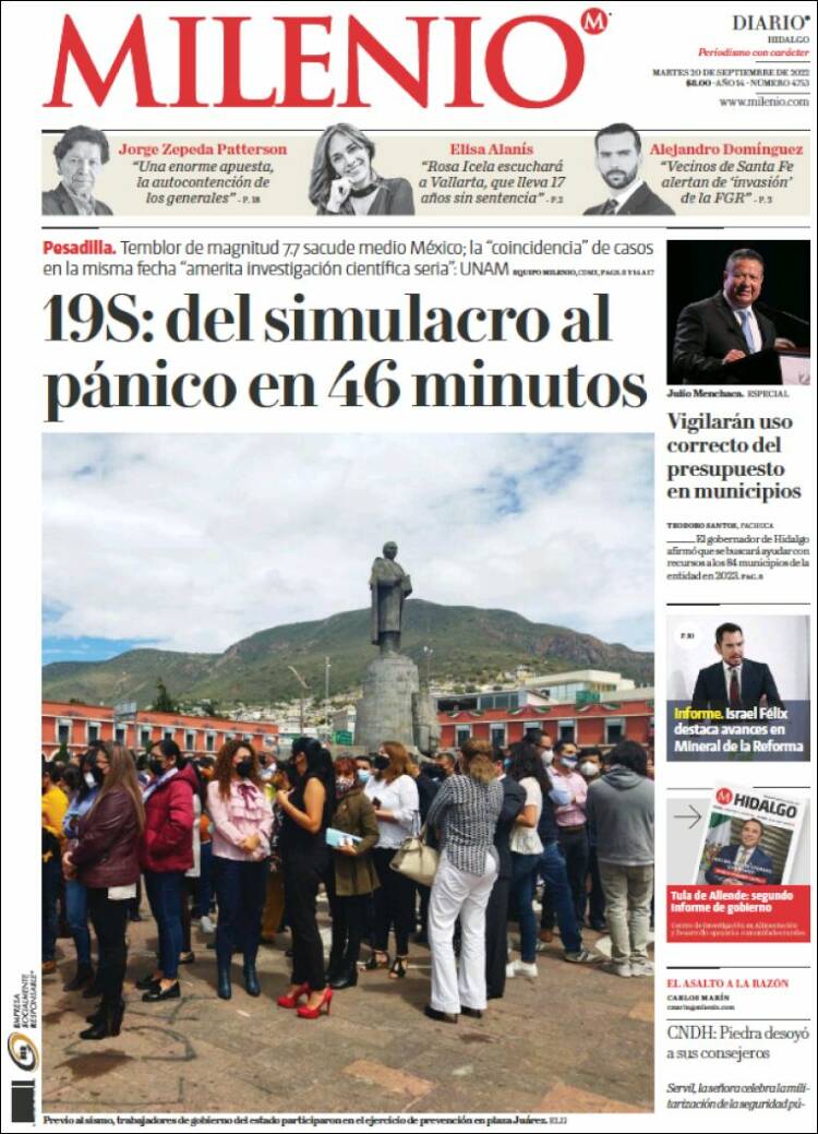 Portada de Milenio de Hidalgo (México)