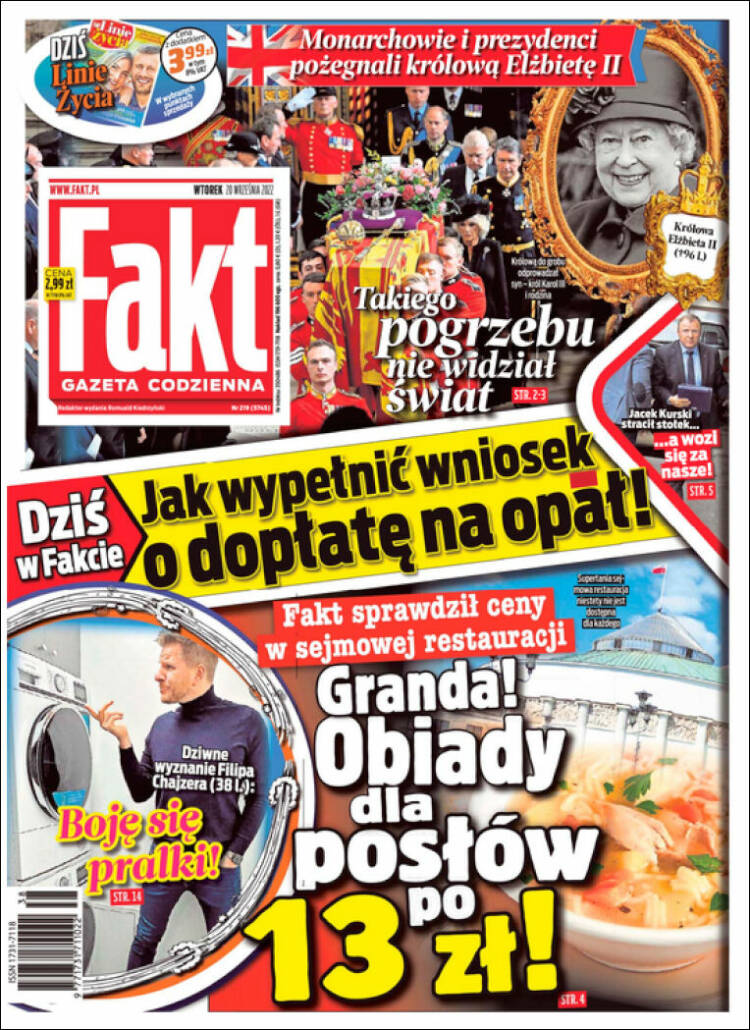 Portada de Fakt (Polonia)