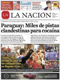 Portada de La Nación (Paraguay)