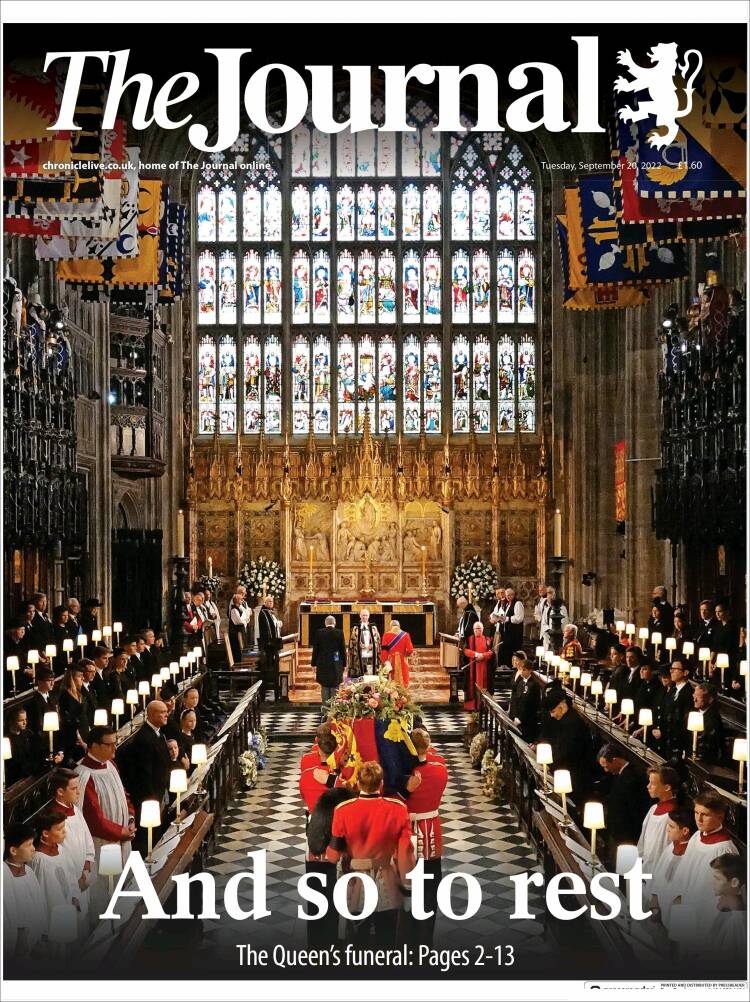 Portada de The Journal (Reino Unido)