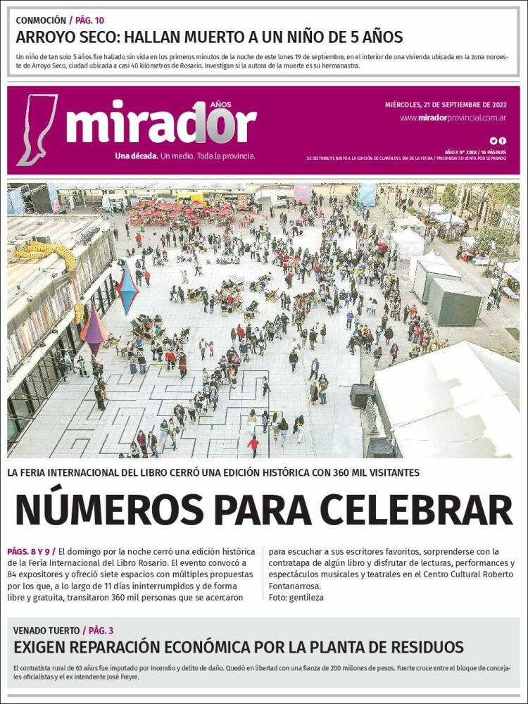 Portada de Mirador Provincial (Argentina)