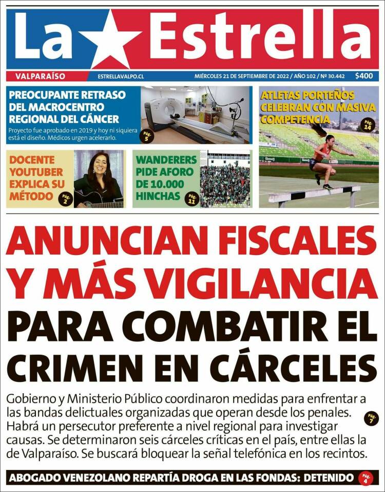 Portada de Estrella de Valparaiso (Chile)