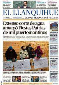 Portada de El Llanquihue (Chile)